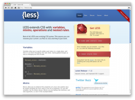 Less CSS v2.0.0-b3 发布  Less CSS v2.0.0-b3 下载 