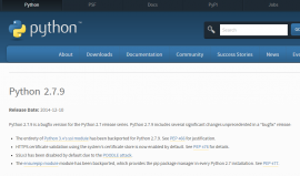 Python 2.7.9 发布  Python 2.7.9下载 