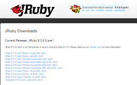 JRuby 9.0.0.0-pre1发布 Ruby 的 Java 实现 