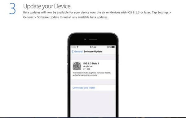 苹果今日发布 iOS 8.3 beta3 版-芊雅企服