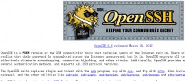 OpenSSH 6.8 发布 内部代码重构 