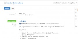 dustjs-helpers 1.6.1 发布 