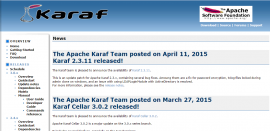 Apache Karaf 2.3.11 发布 轻量级 OSGi 容器 2