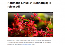 Hanthana Linux 21 发布 