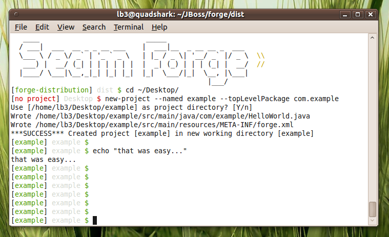 JBoss Forge 3.2.1.Final 发布-芊雅企服