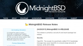 MidnightBSD 0.6 发布 FreeBSD 衍生版本 