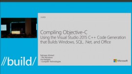 视频：Visual Studio 2015 编译 Objective-C 