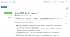 CakePHP 3.0.3 发布 PHP 开发框架 