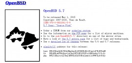OpenBSD 5.7 发布 类 Unix 操作系统 