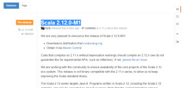 编程语言 Scala 2.12.0-M1 发布 