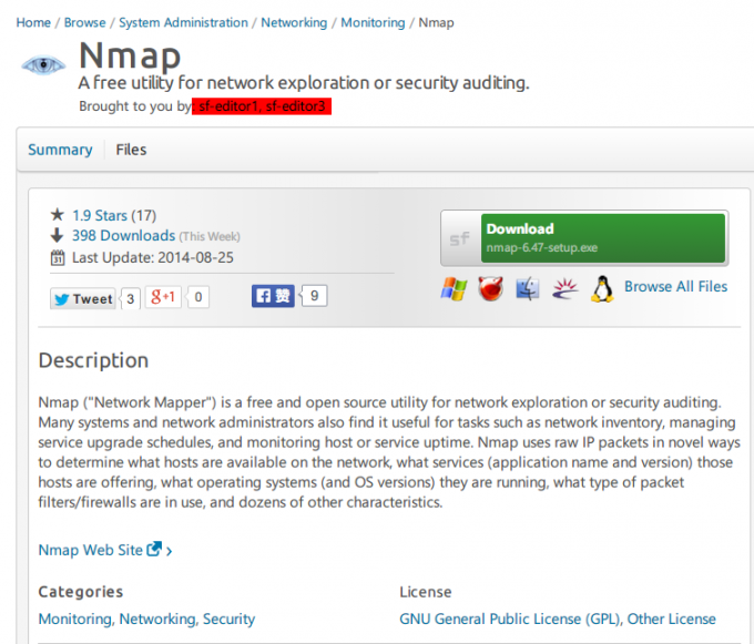 SourceForge 接管网络安全审计软件 Nmap-芊雅企服
