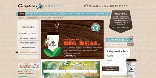 国外知名品牌咖啡网站设计案例-芊雅企服