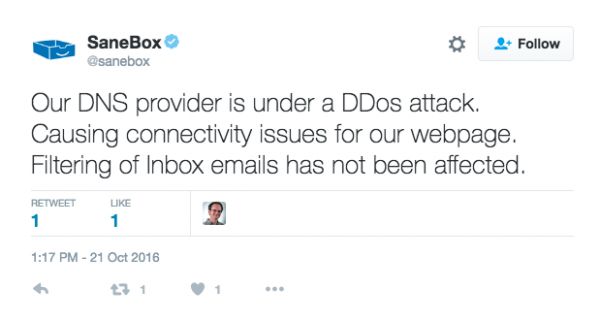 DynDNS 遭到 DDoS 攻击,大量网站受影响-芊雅企服