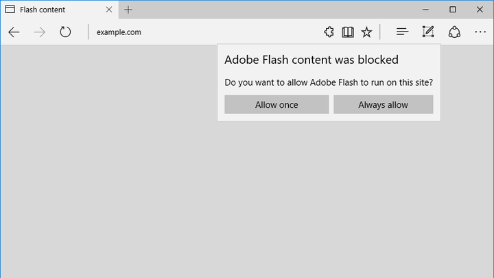 微软加入反Flash阵营,新版Edge默认屏蔽 Flash-芊雅企服