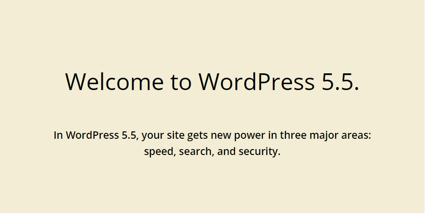 WordPress 5.5 “Eckstine”发布-芊雅企服